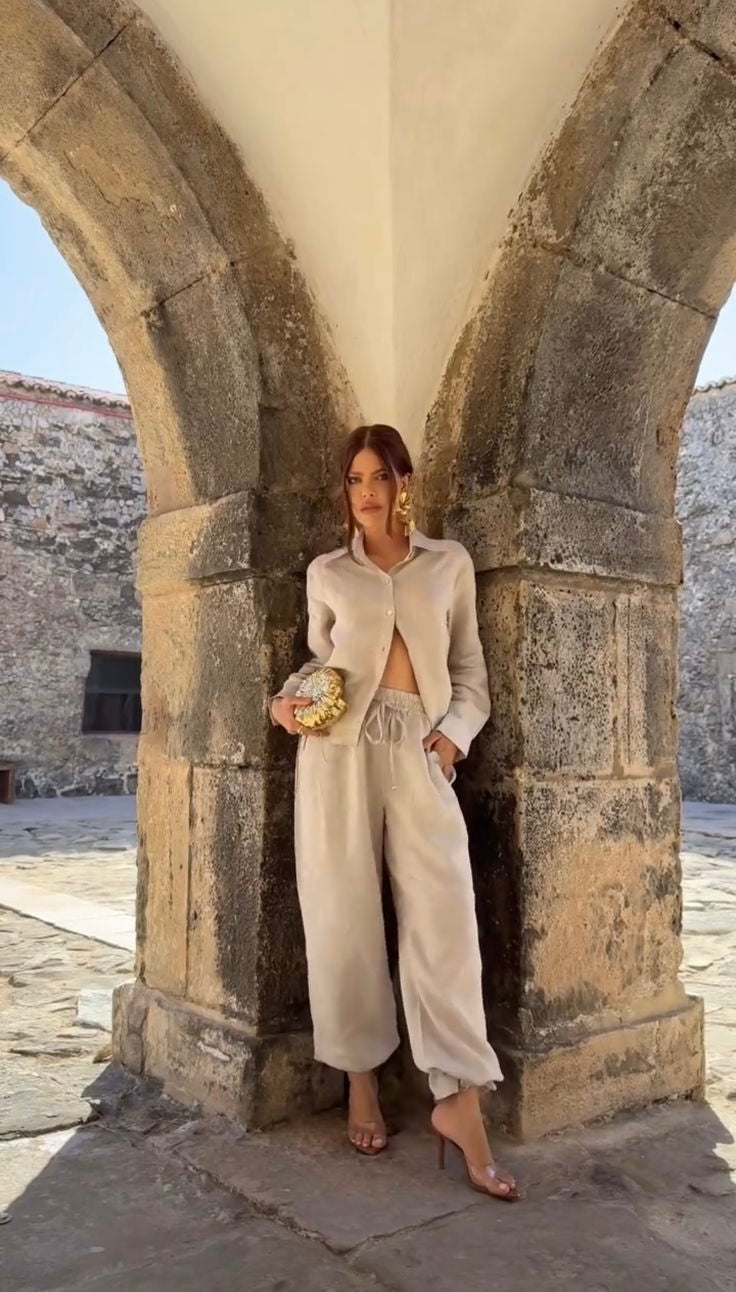 Conjunto Búzios em Linho Italiano