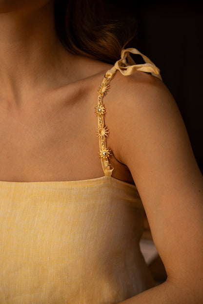 Vestido Milagres Curto em Linho Italiano