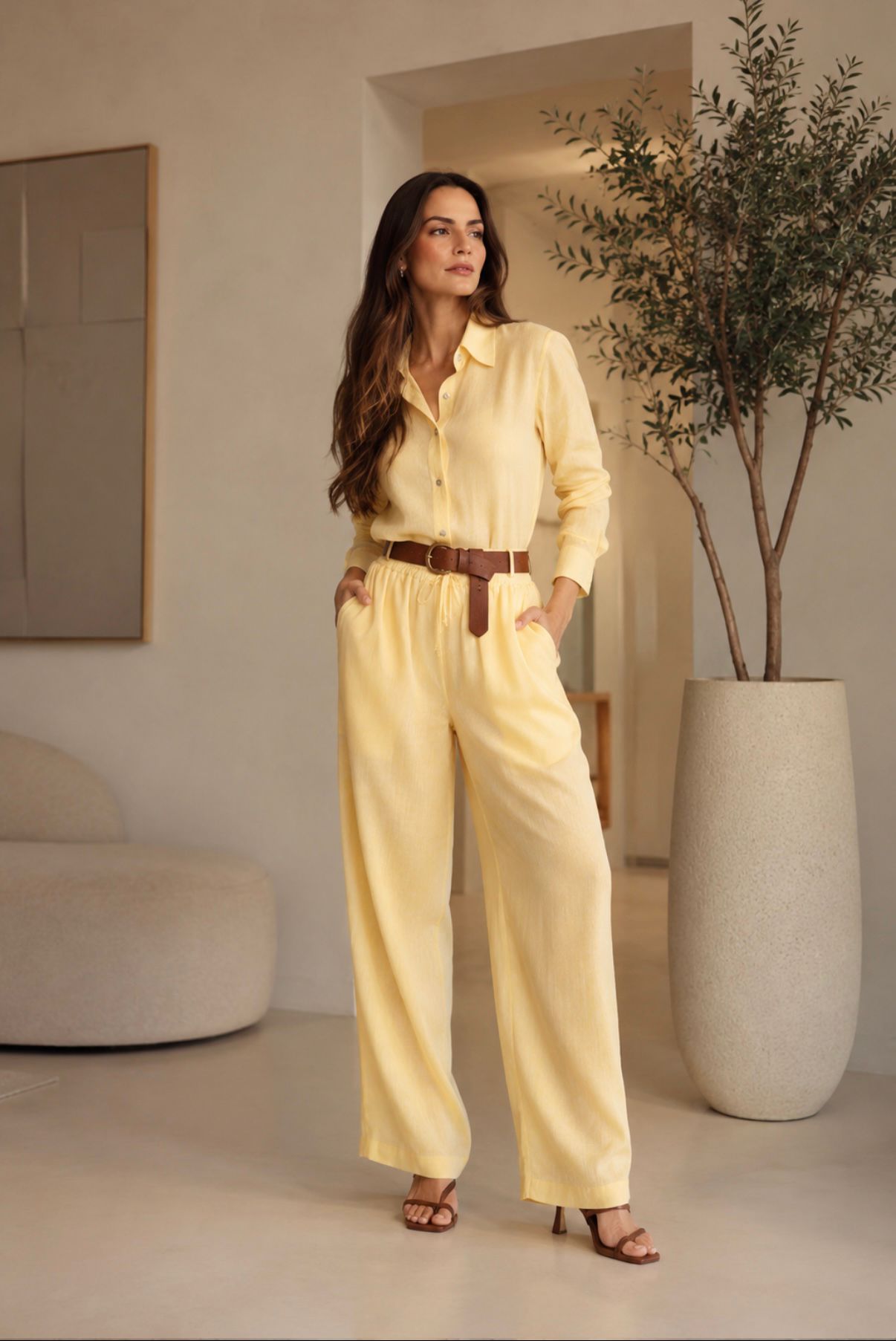 Conjunto Búzios em Linho Italiano